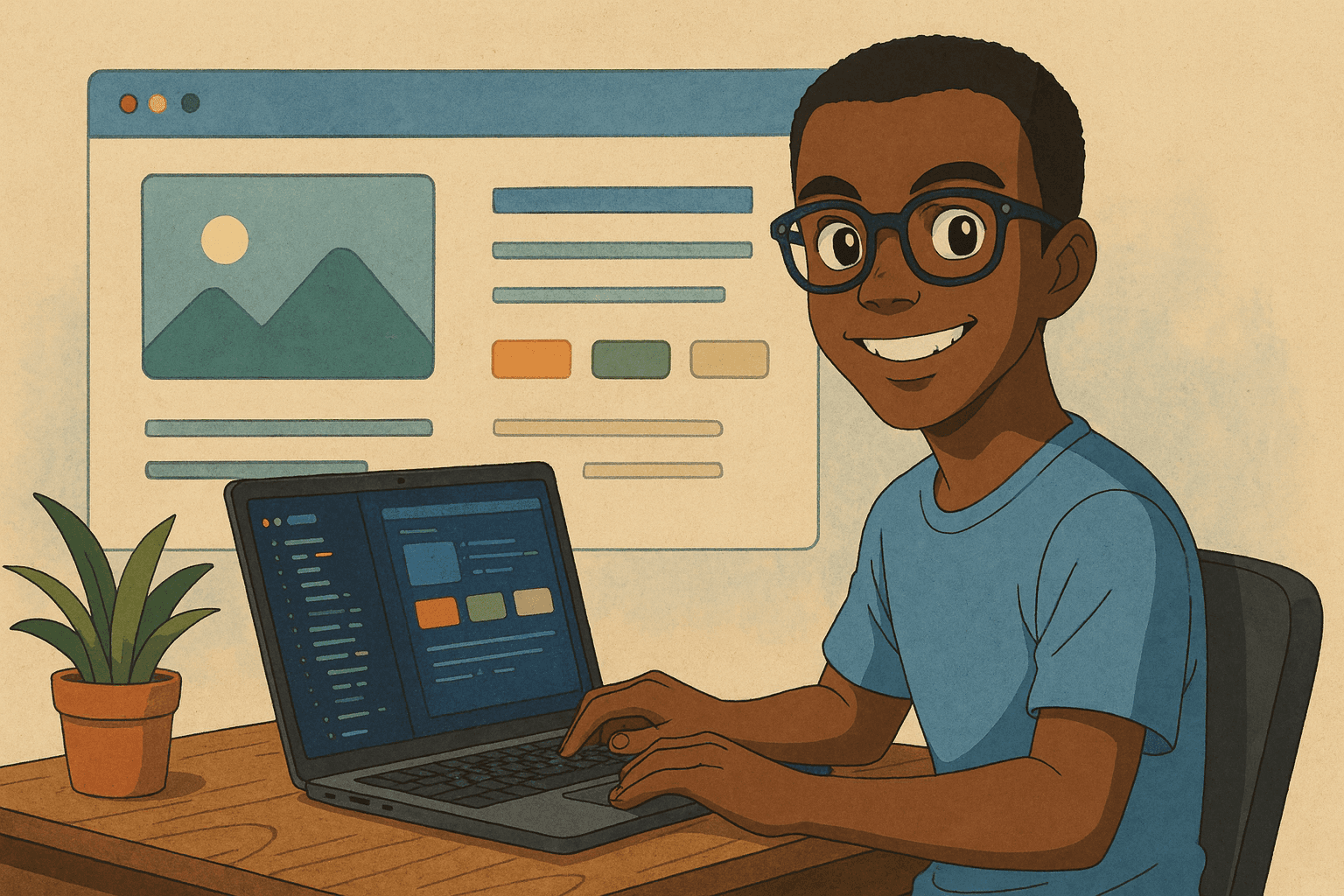 YoungDeidel während am programmieren